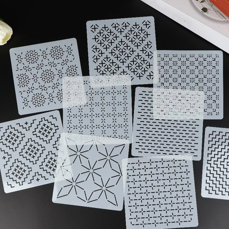 9/32Pcs Sashiko Embroidery Tem - Embroidery Tools ulasan dan harga