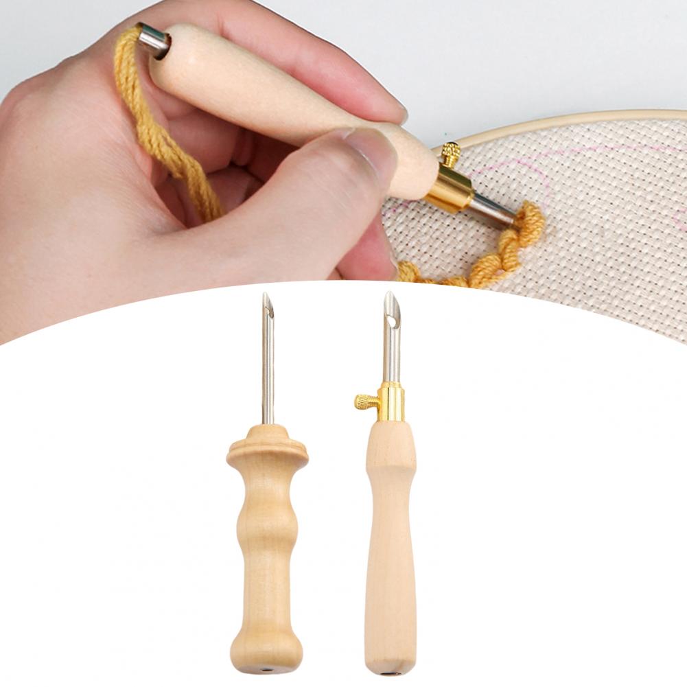 Embroidery Needle Wooden Handl - Embroidery Tools ulasan dan harga