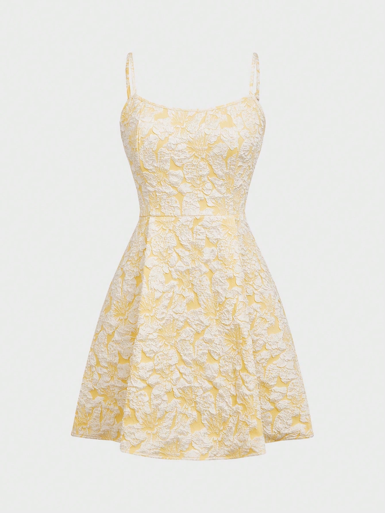 Women's Floral Jacquard A-Line - Embroidery H&M ulasan dan harga