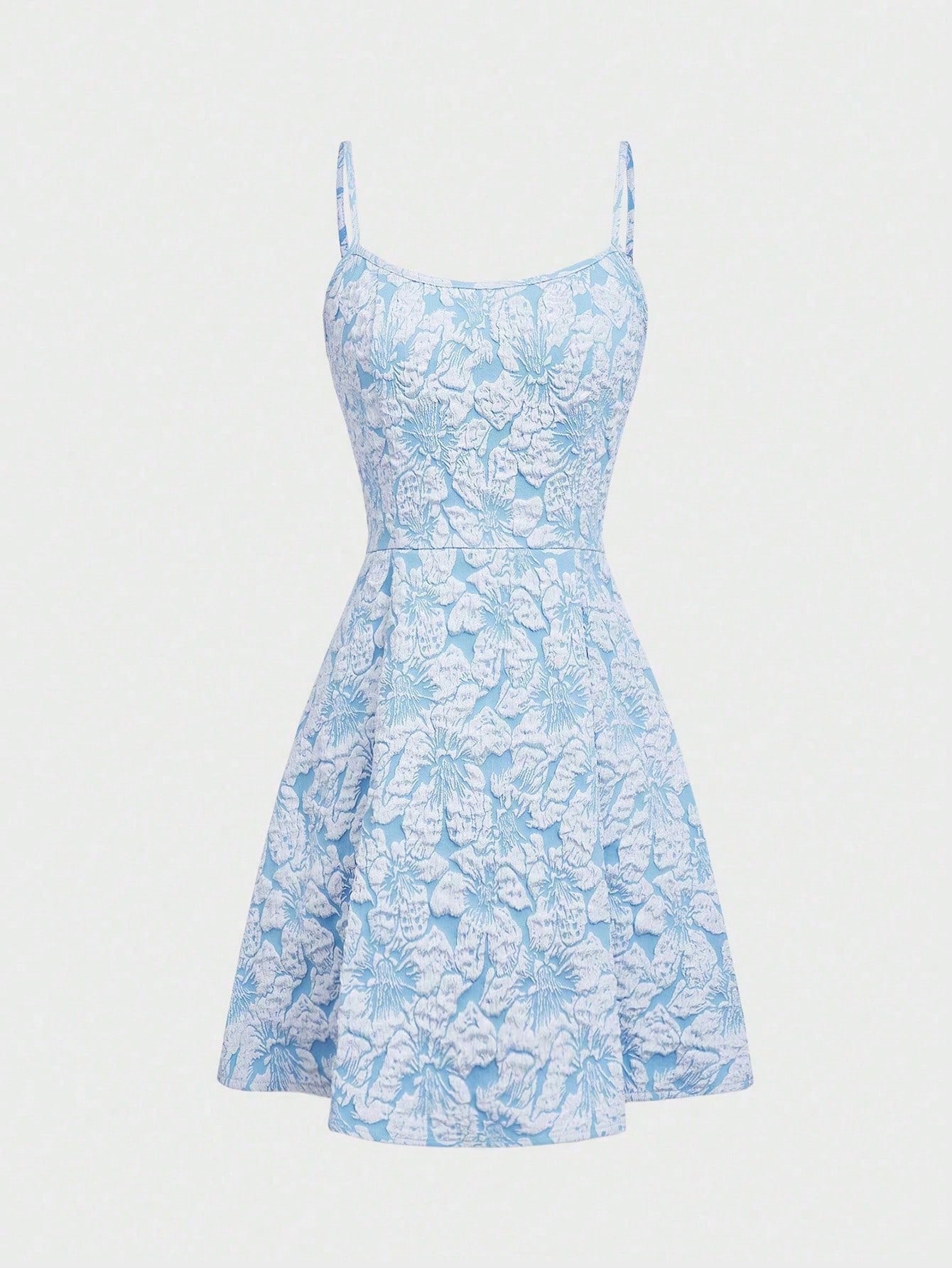 Women's Floral Jacquard A-Line - Embroidery H&M ulasan dan harga