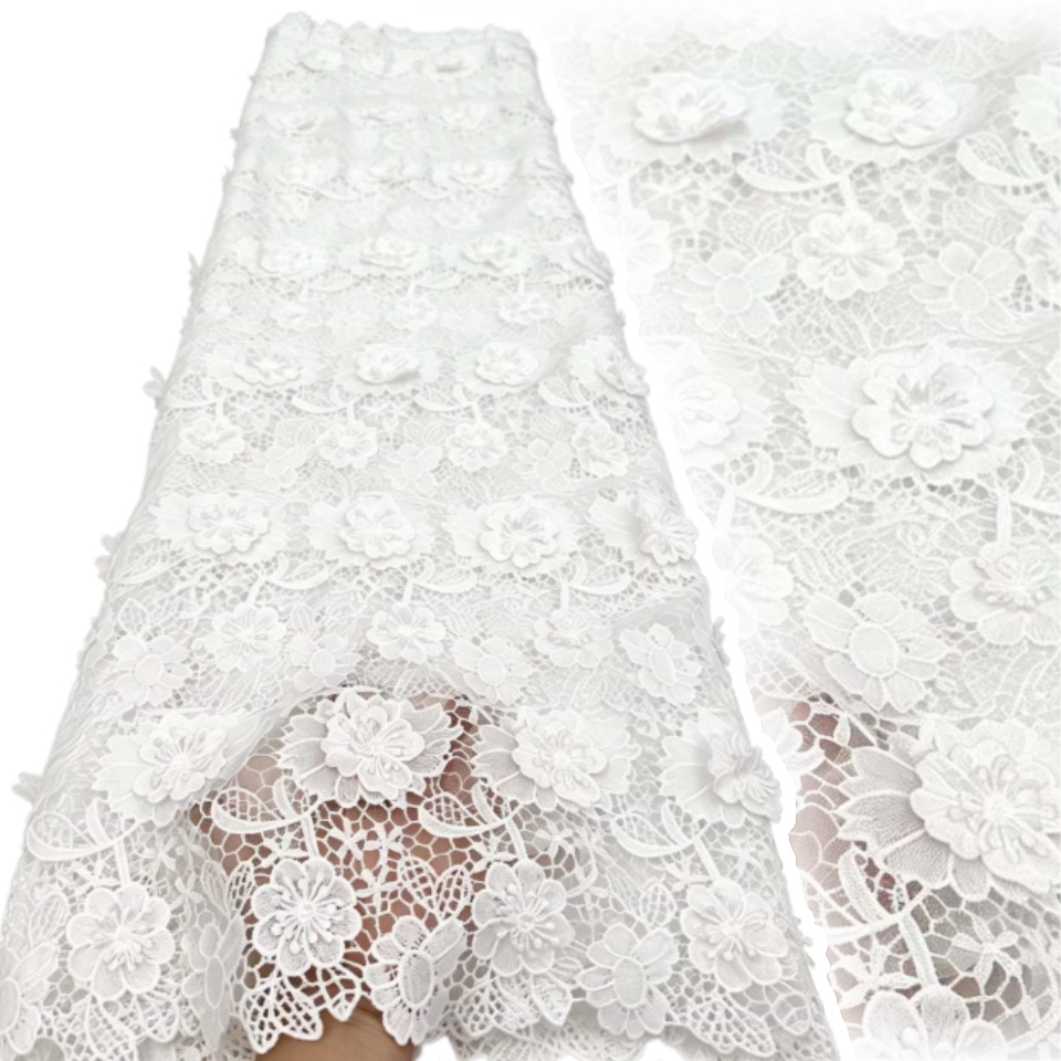 3D Embroidered Guipure Cupion  - Embroidery Abaya ulasan dan harga