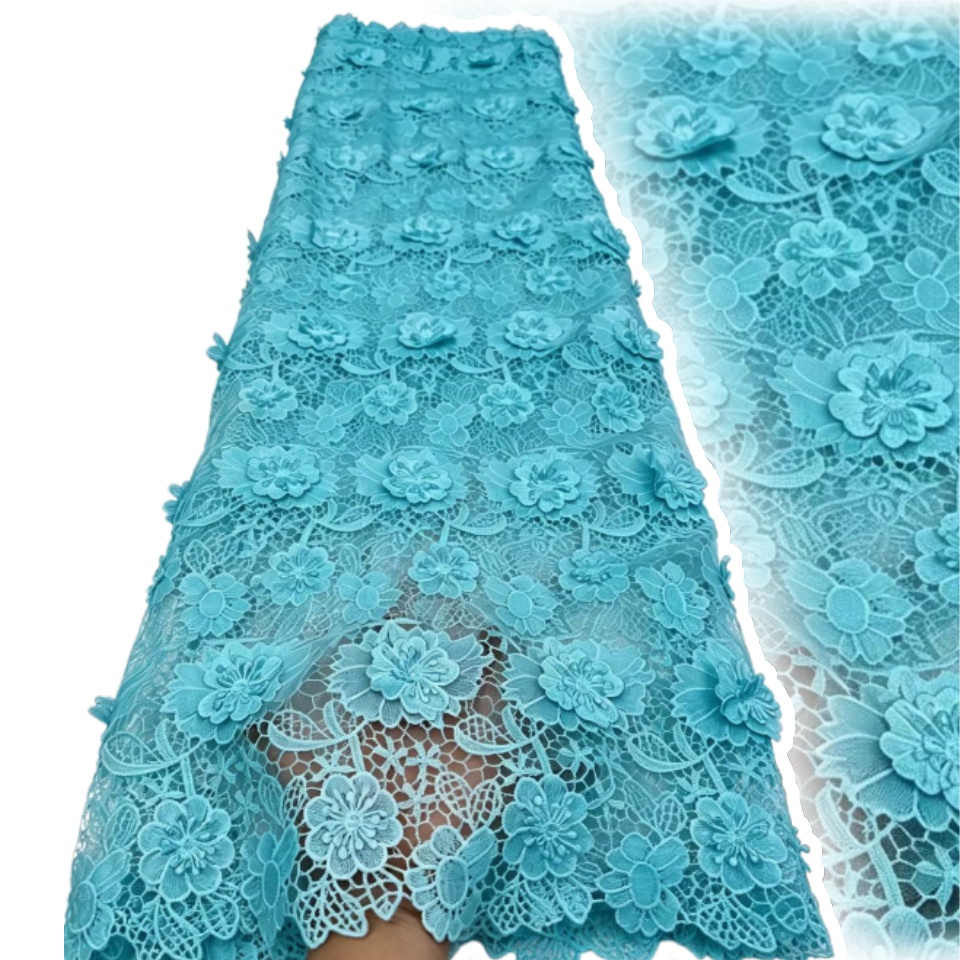 3D Embroidered Guipure Cupion  - Embroidery Abaya ulasan dan harga