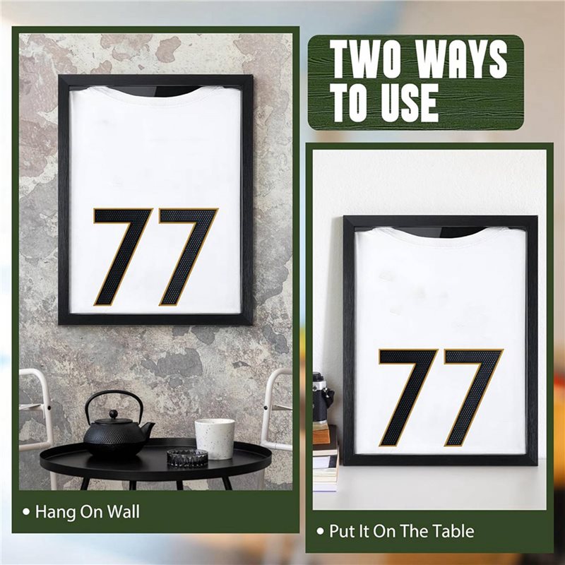 【CHRISTMAS 】2X T Shirt Display - Frame Display Wood ulasan dan harga