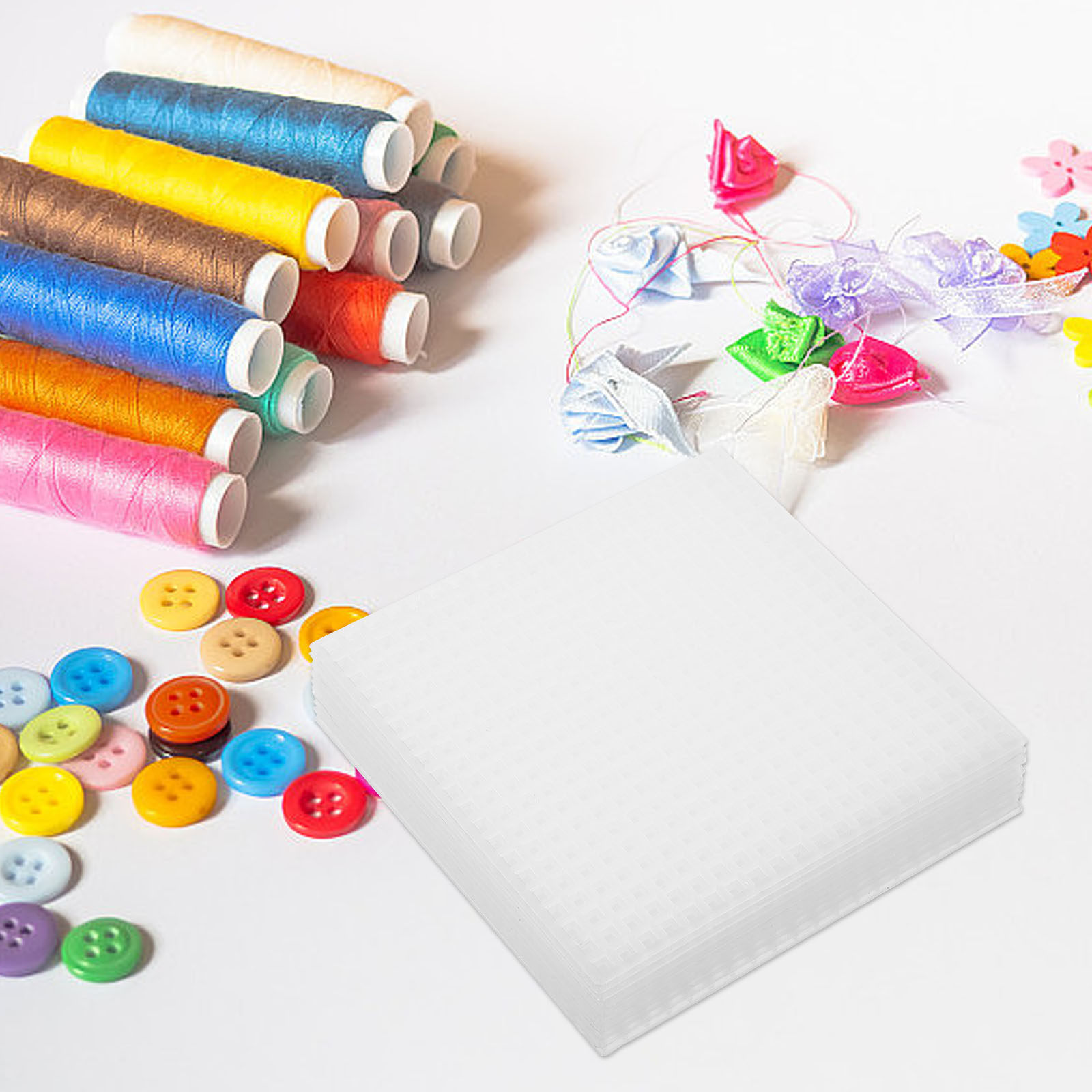 10Pcs Plastic Mesh Sheets High - Embroidery Yarn ulasan dan harga