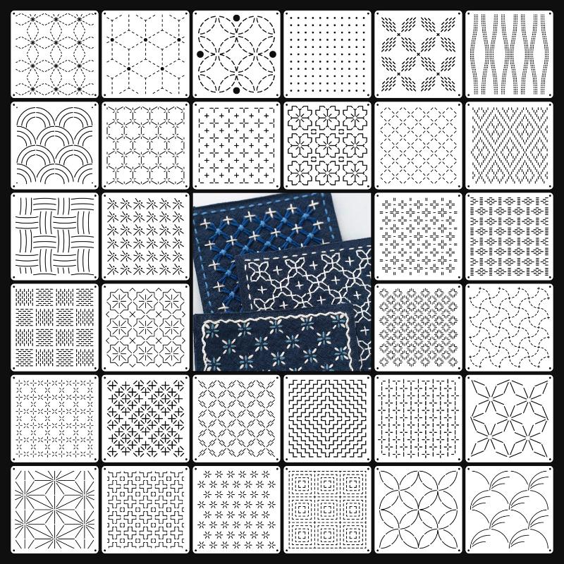9/32Pcs Sashiko Embroidery Tem - Embroidery Tools ulasan dan harga