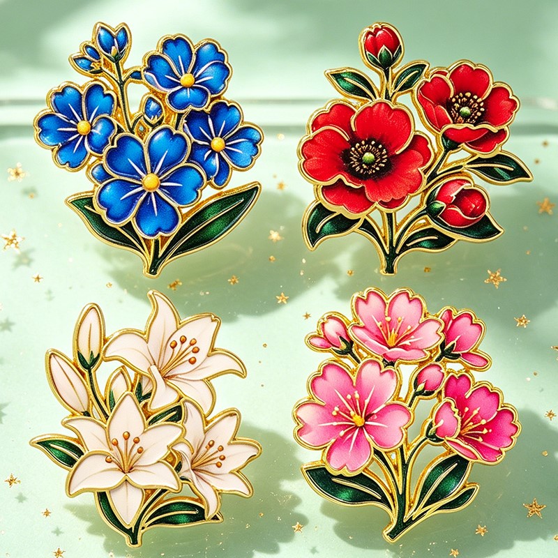 Cute Vintage Colorful Floral E - Embroidery Wallpaper ulasan dan harga