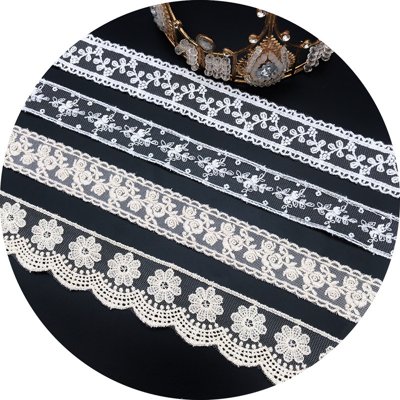 3Yards/Lot Embroidery White Be - Embroidery White Dress ulasan dan harga