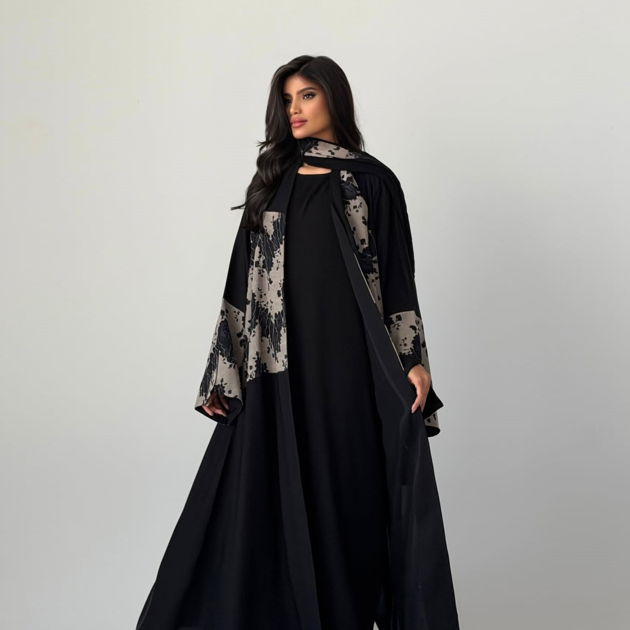 Women Eid Abaya Hijab 2 Piece  - Embroidery Abaya ulasan dan harga