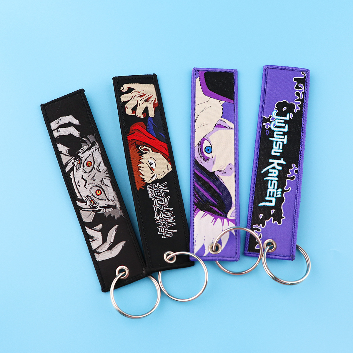 Anime Cool Satoru Gojo Embroid - Embroidery Keychain ulasan dan harga