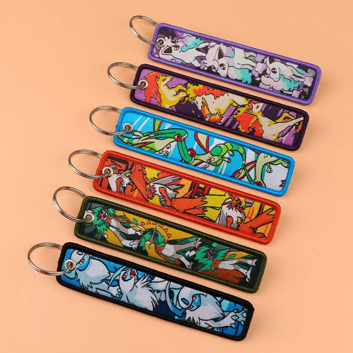 Pokémon Pendant Car Keychain B - Embroidery Keychain ulasan dan harga