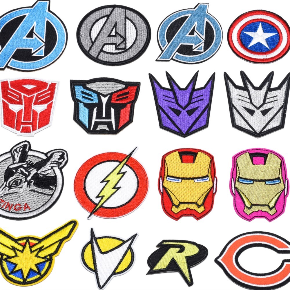 Animal Superheroes Cartoon Iro - Embroidery Jacket Jeans ulasan dan harga